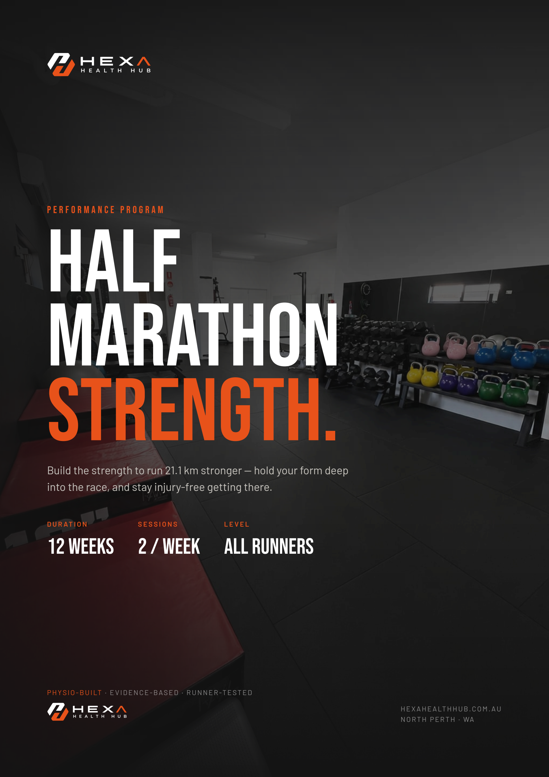 Half Marathon Strength program cover